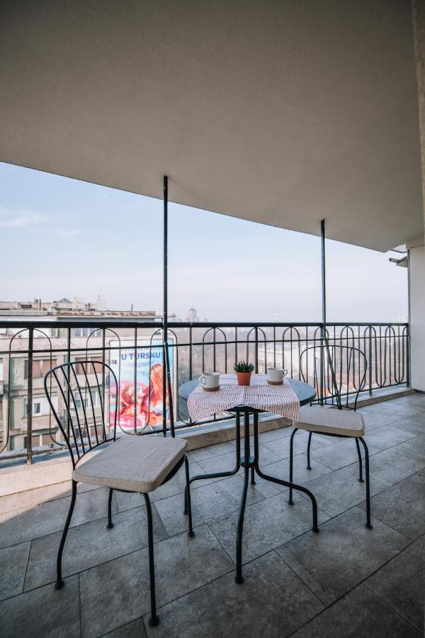 Rooftop Terrace Leilighet Beograd Eksteriør bilde